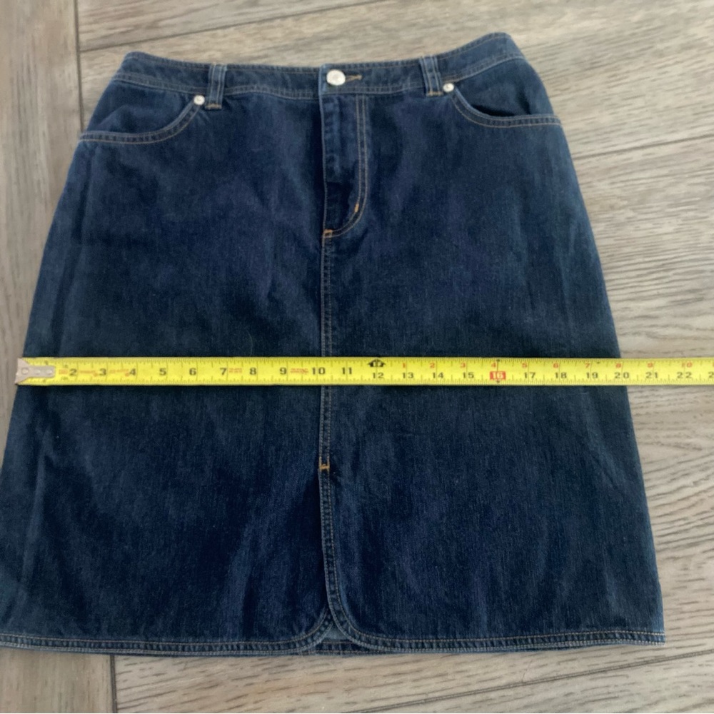 Lands End Jean Skirt Size 10 - Picture 4 of 14